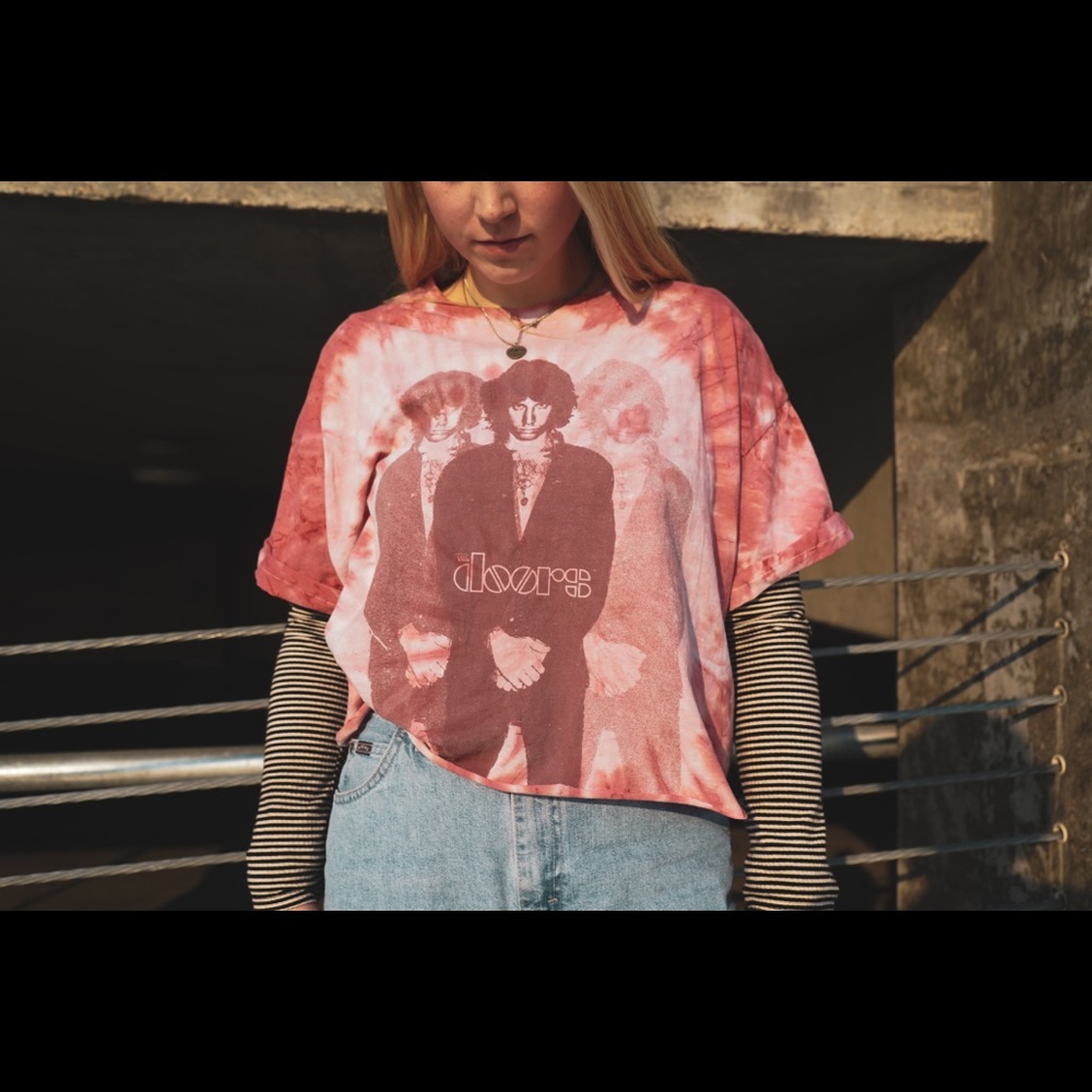 Doors band crop top